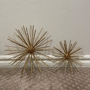 Gold modern wall decor